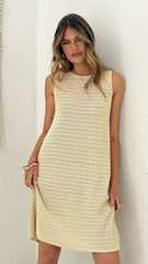 Vala Mini Dress - Natural