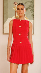 Vesperus Mini Dress - Red