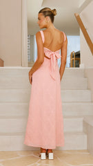 Gianna Maxi Dress - Pink Lace