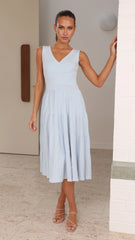 Jayde Knit Dress - Light Blue