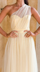 Talissa Tulle Maxi Dress - Yellow