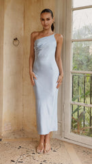 Josephina Midi Dress - Baby Blue
