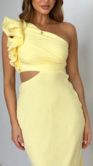 Amina Maxi Dress - Yellow