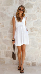 Pip Mini Dress - White