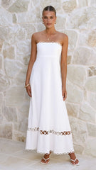 Caressa Maxi Dress - White