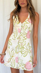 Coast Mini Dress - Primavera Print