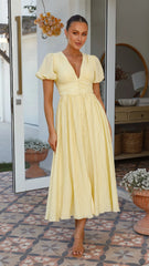 Faiz Maxi Dress - Yellow