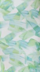 Zinnia Midi Dress - Green Floral
