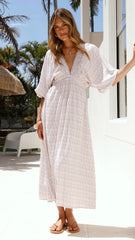 Camille Midi Dress - Atlas Print