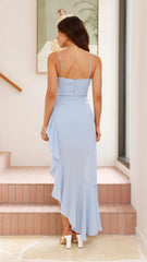 Caliste Midi Dress - Blue