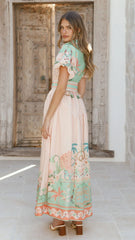 Natasha Maxi Dress - Aurora Print