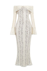 Celeste Off-Shoulder Lace Dress